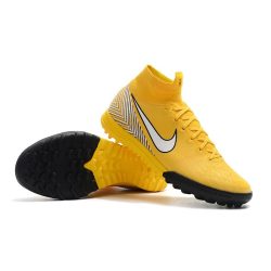fodboldstøvler Nike Mercurial SuperflyX 6 Elite TF - Neymar Gul Hvid_5.jpg
